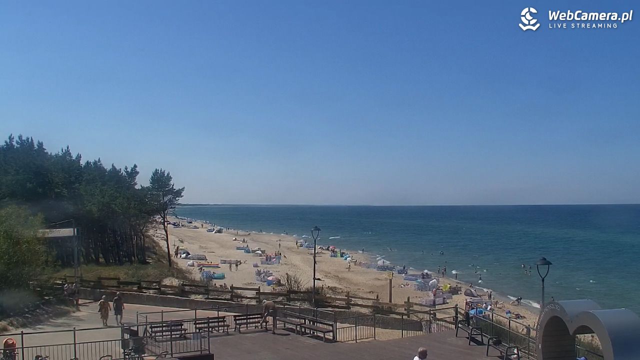 ŁAZY - widok na plażę - 16 lipiec 2026, 13:21