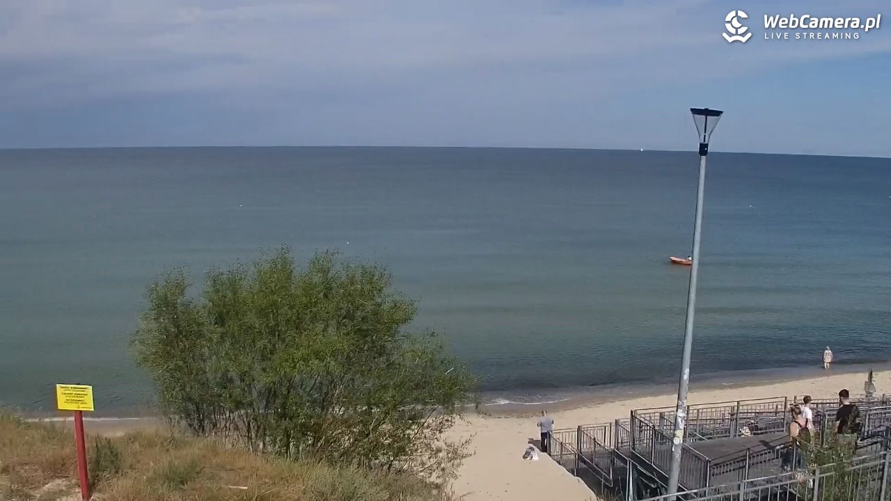 ŁAZY - widok na plażę - 27 sierpień 2025, 11:01