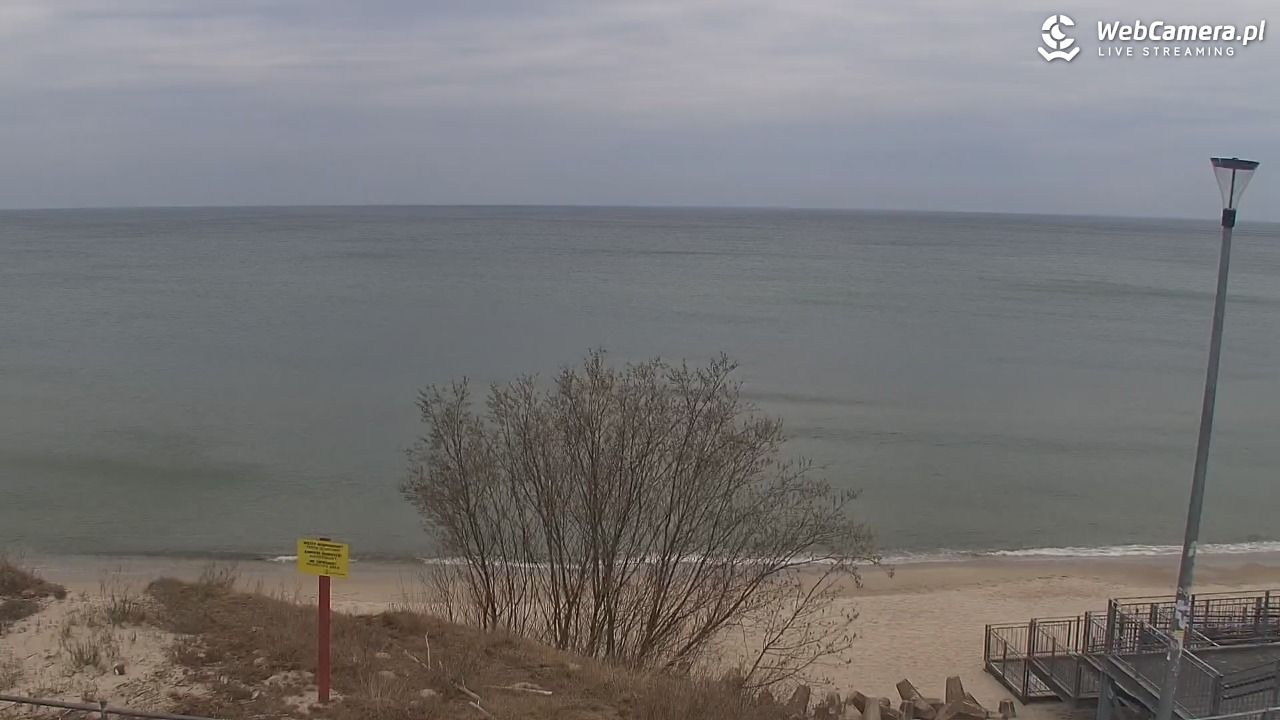 ŁAZY - widok na plażę - 14 kwiecień 2026, 12:07