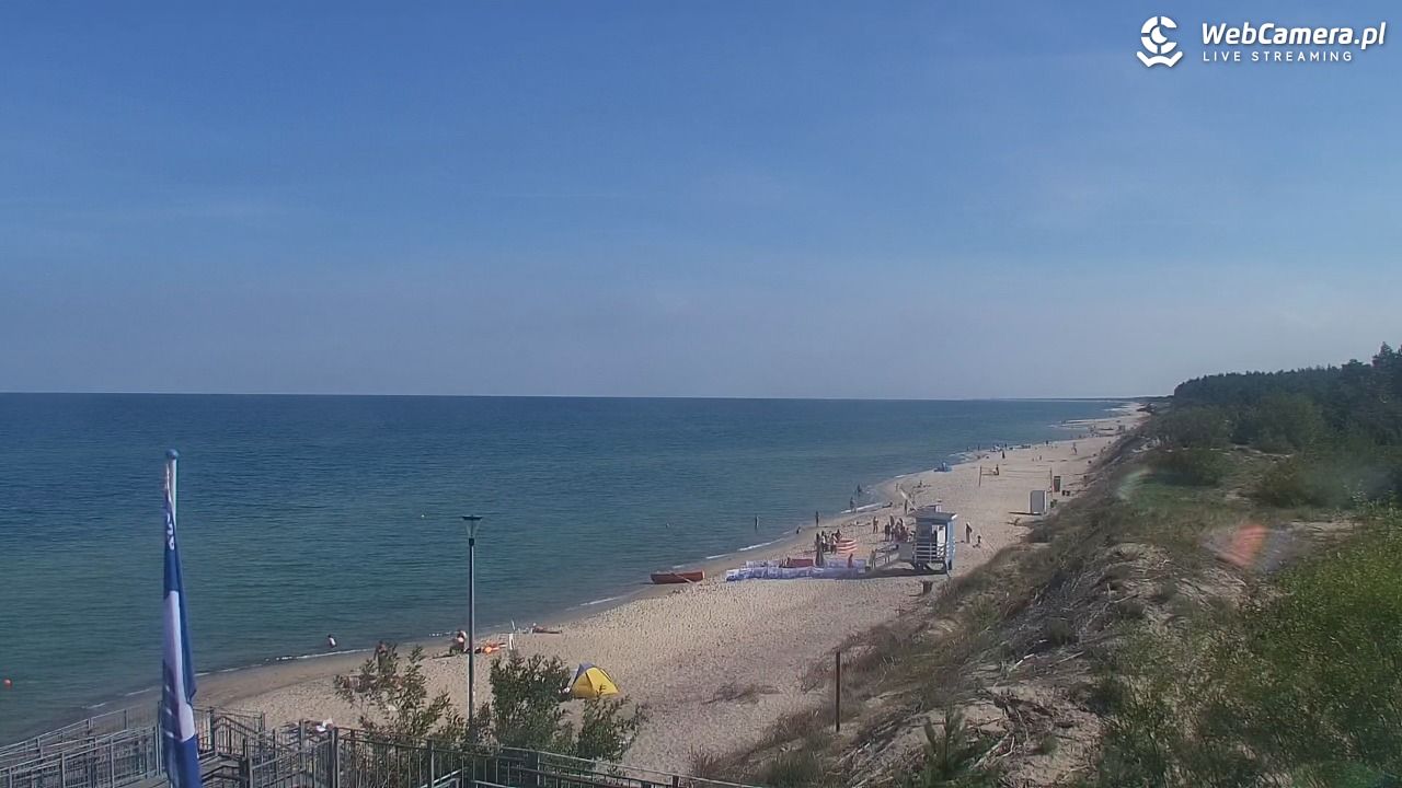 ŁAZY - widok na plażę - 16 lipiec 2026, 09:59