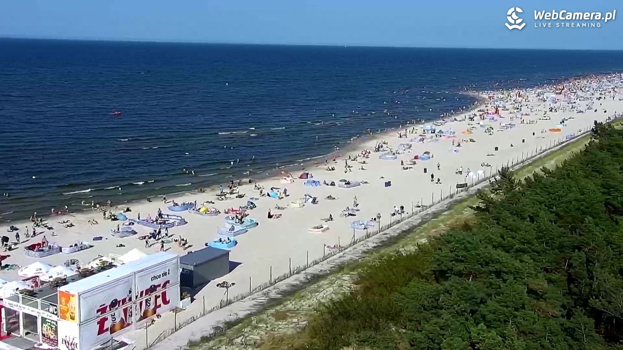 ŁEBA - widok na wydmy i plażę - 13 sierpień 2025, 16:14