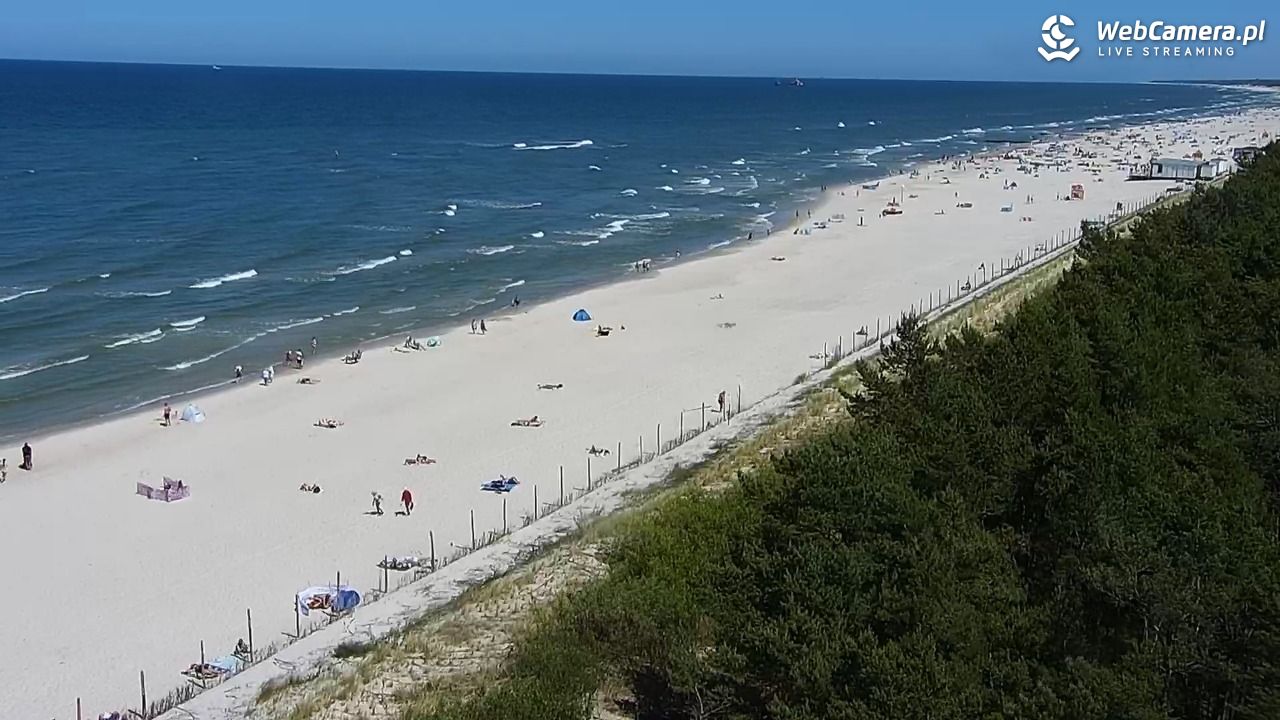 ŁEBA - widok na wydmy i plażę - 22 czerwiec 2026, 13:15