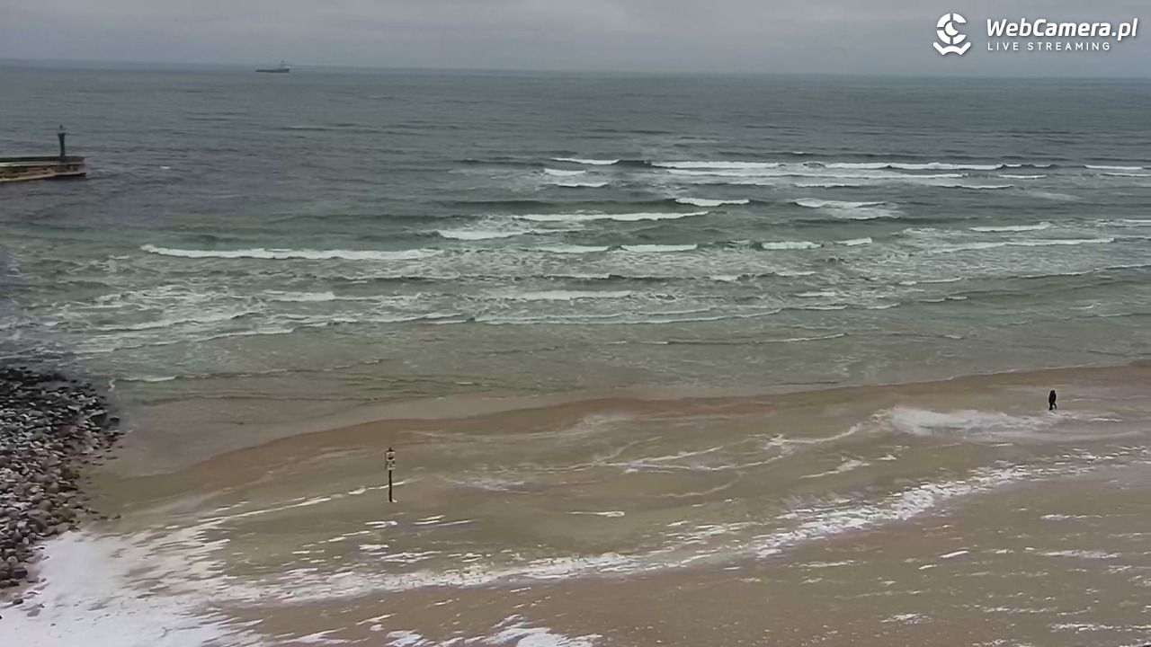 ŁEBA - widok na wydmy i plażę - 30 styczeń 2026, 13:02