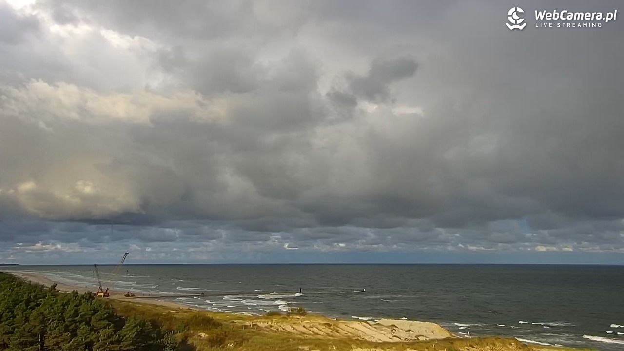 ŁEBA - widok na wydmy i plażę - 23 wresień 2026, 07:59