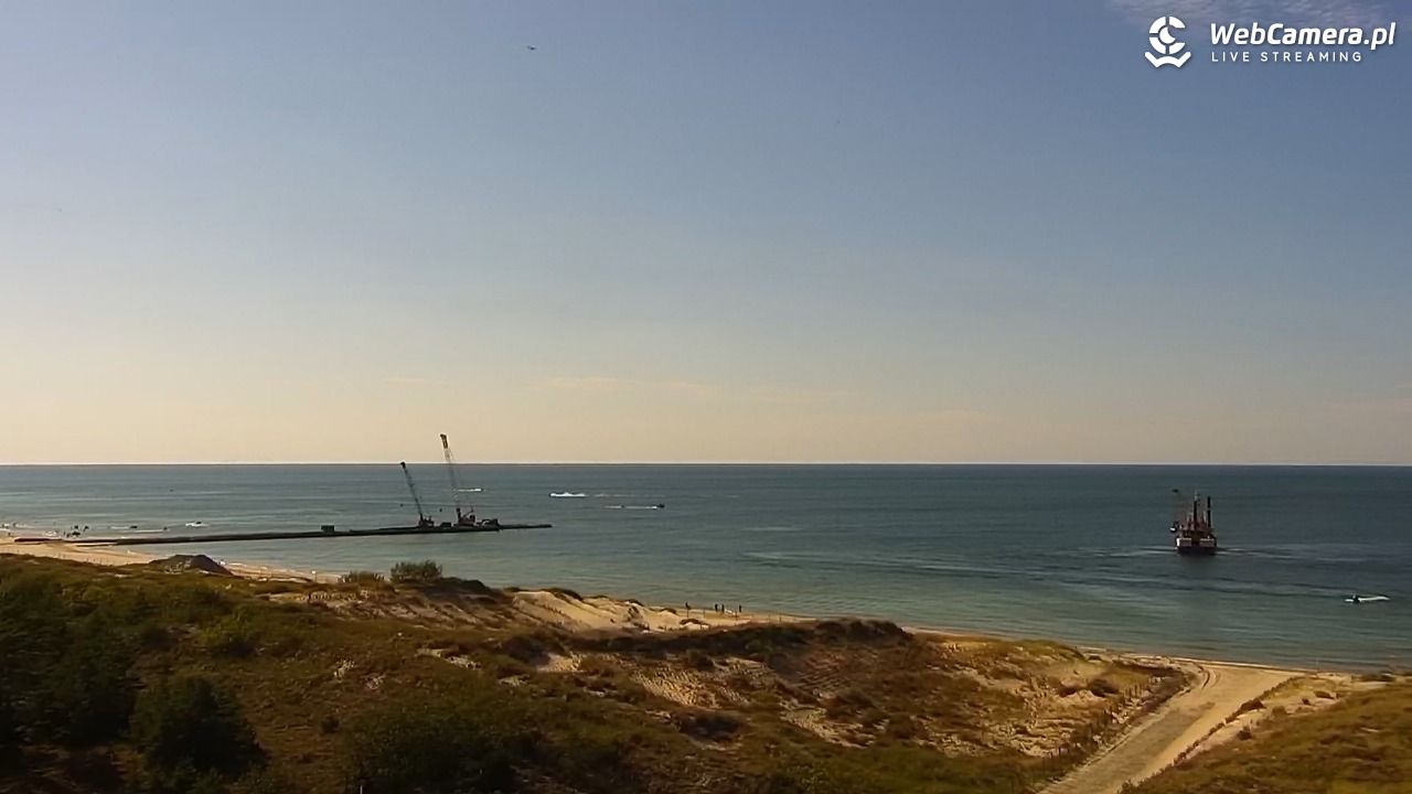 ŁEBA - widok na wydmy i plażę - 09 sierpień 2026, 16:14