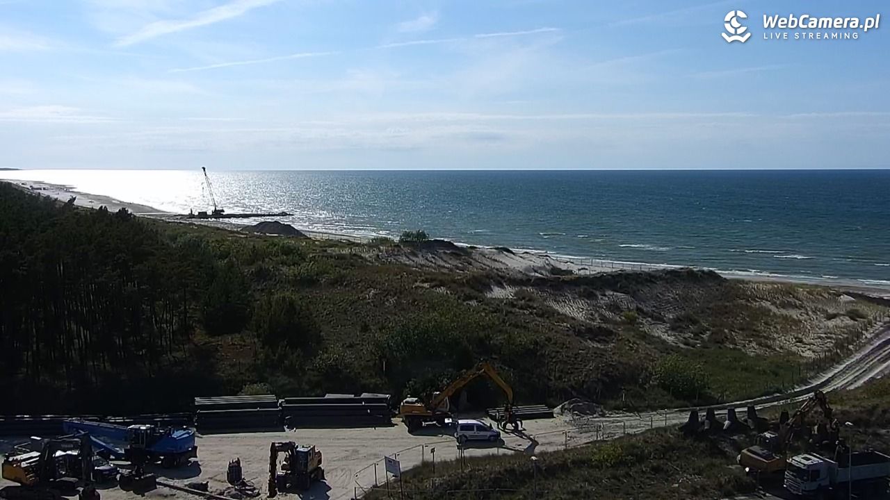 ŁEBA - widok na wydmy i plażę - 24 czerwiec 2026, 16:55