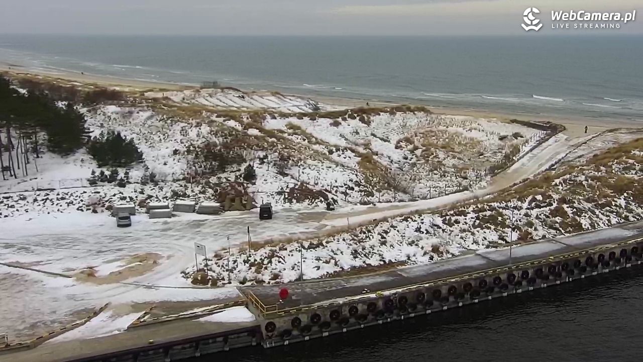 ŁEBA - widok na wydmy i plażę - 25 styczeń 2026, 11:56