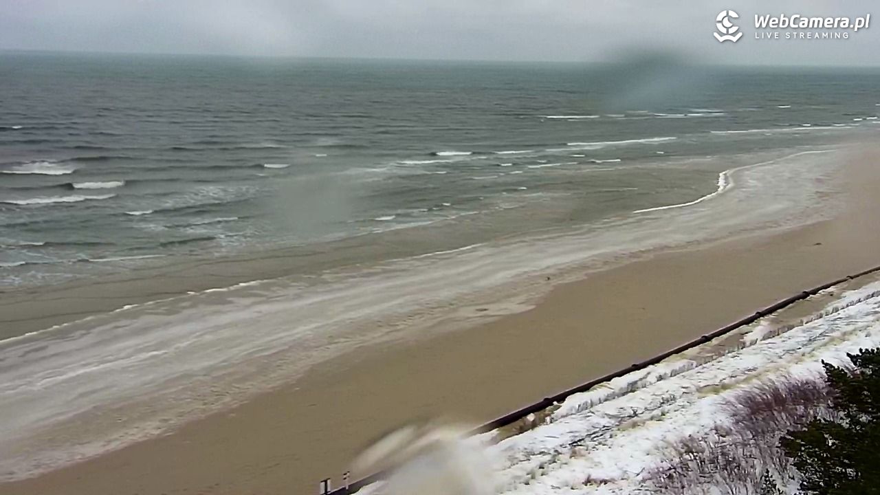 ŁEBA - widok na wydmy i plażę - 26 styczeń 2026, 14:08