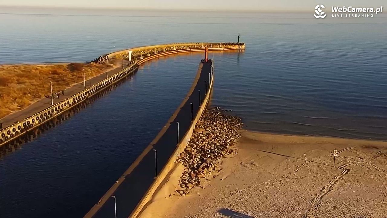 ŁEBA - widok na wydmy i plażę - 21 marzec 2026, 07:27