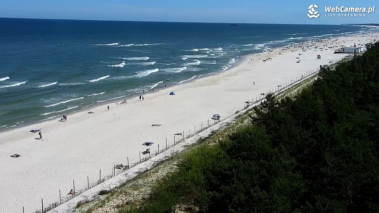 ŁEBA - widok na wydmy i plażę - 22 czerwiec 2026, 11:02