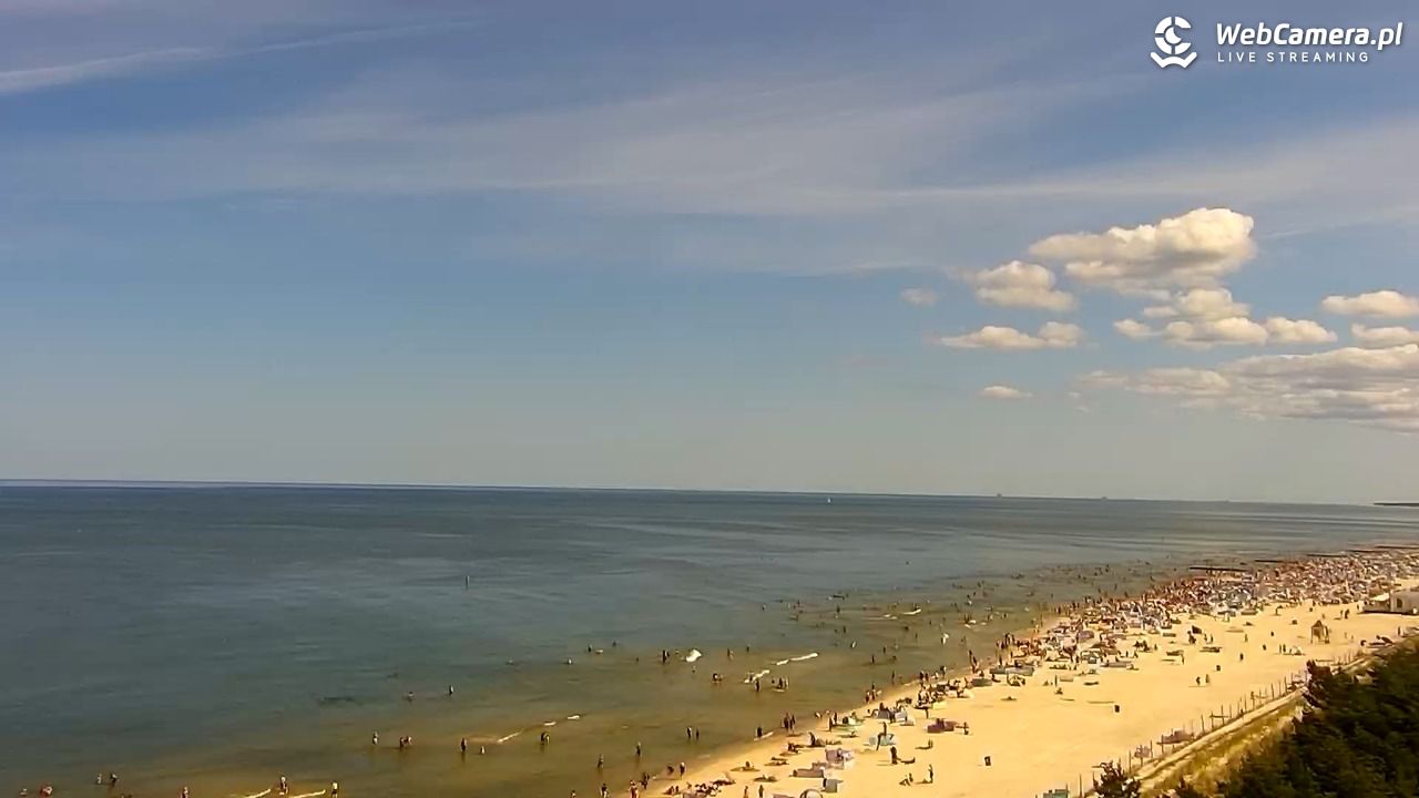 ŁEBA - widok na wydmy i plażę - 09 sierpień 2026, 11:30