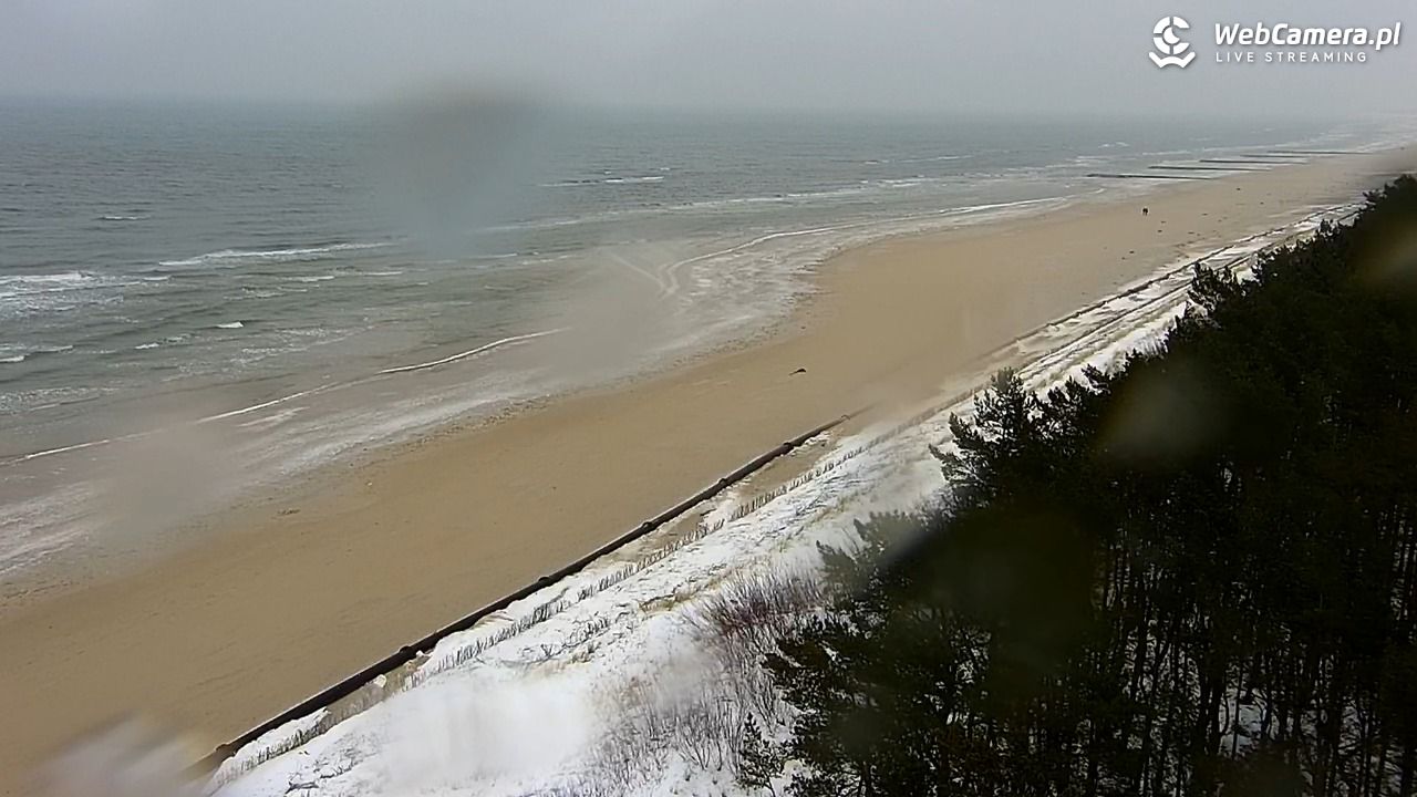 ŁEBA - widok na wydmy i plażę - 26 styczeń 2026, 10:48