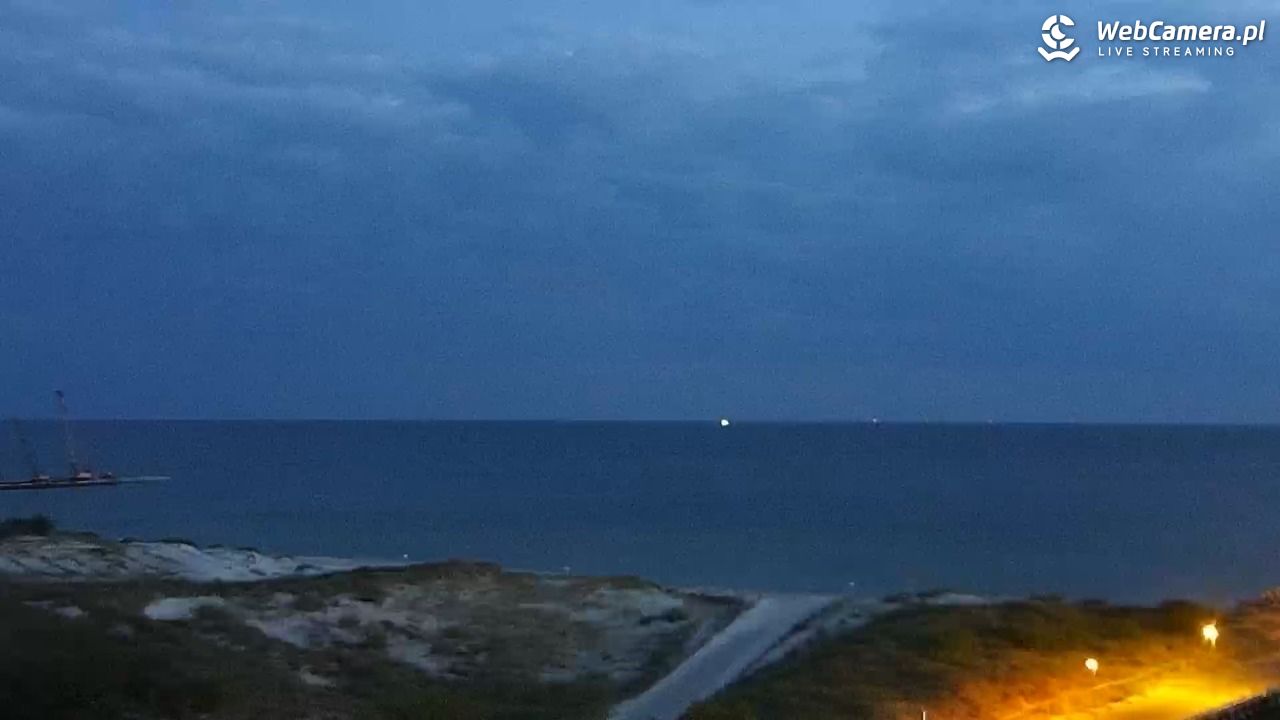 ŁEBA - widok na wydmy i plażę - 10 sierpień 2026, 04:31