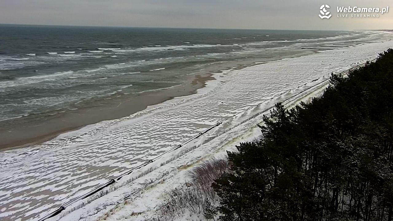 ŁEBA - widok na wydmy i plażę - 28 styczeń 2026, 10:31