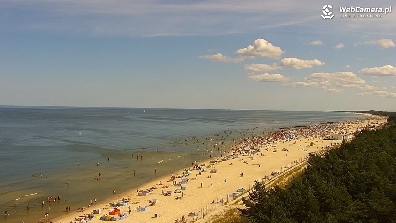 ŁEBA - widok na wydmy i plażę - 09 sierpień 2026, 11:21