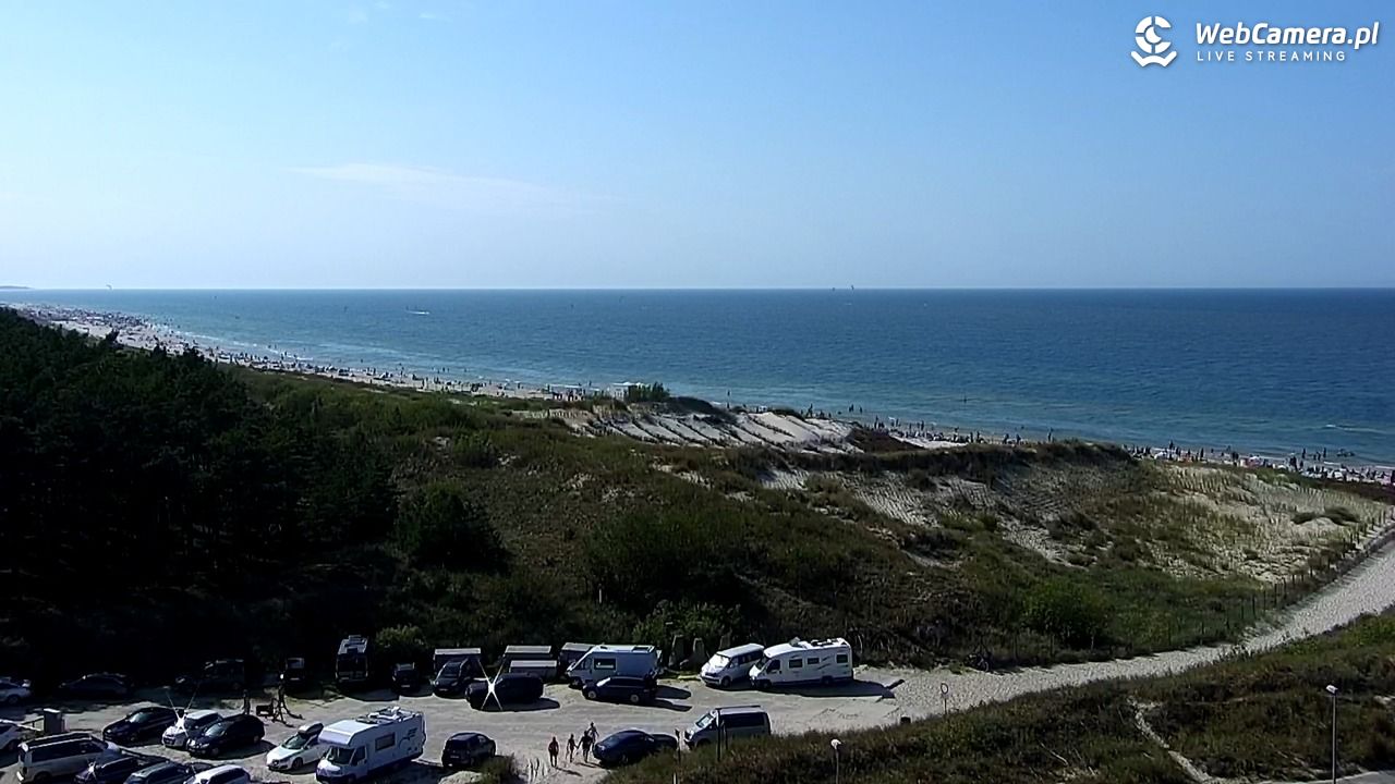 ŁEBA - widok na wydmy i plażę - 13 sierpień 2025, 15:40