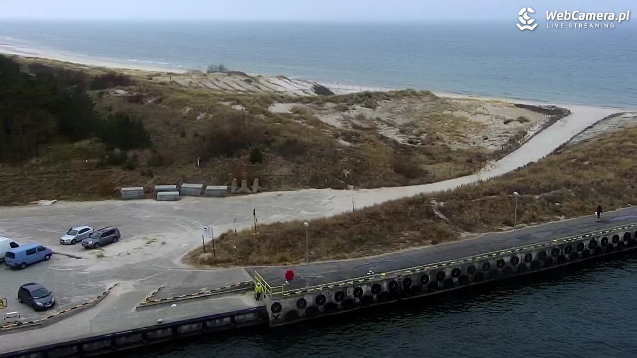 ŁEBA - widok na wydmy i plażę - 20 marzec 2026, 11:37