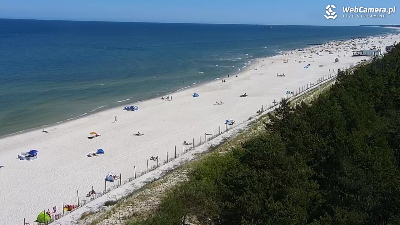 ŁEBA - widok na wydmy i plażę - 23 czerwiec 2026, 11:21
