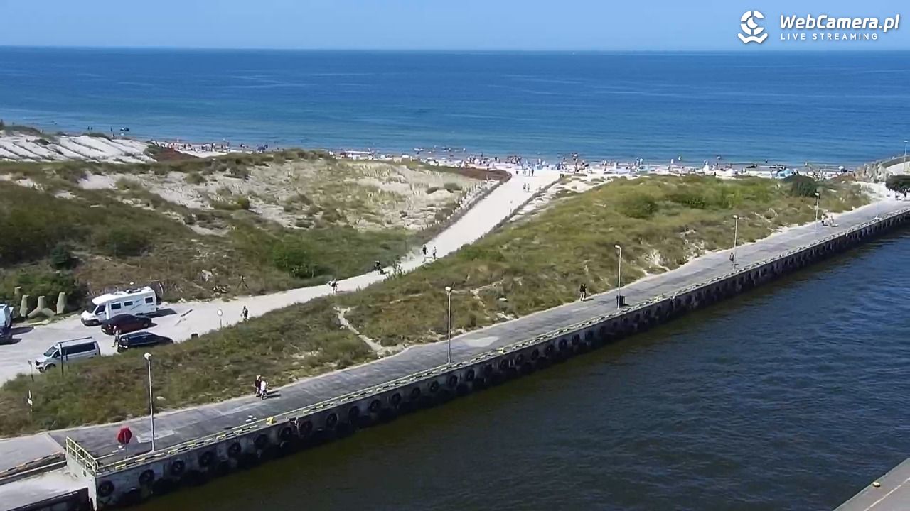 ŁEBA - widok na wydmy i plażę - 13 sierpień 2025, 12:43