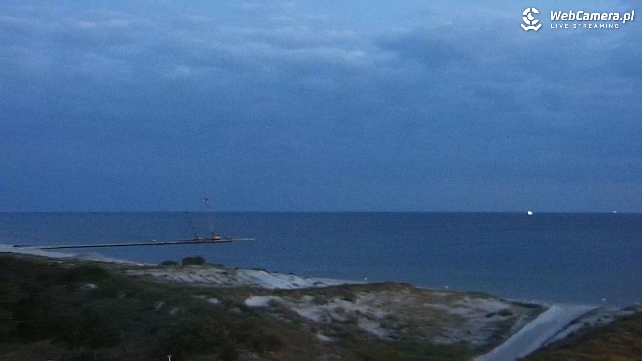 ŁEBA - widok na wydmy i plażę - 10 sierpień 2026, 04:31
