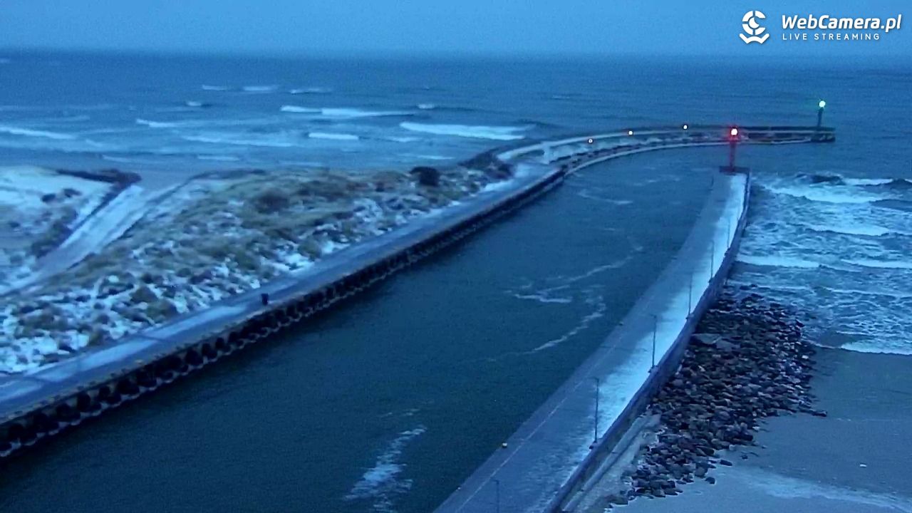 ŁEBA - widok na wydmy i plażę - 27 styczeń 2026, 07:30