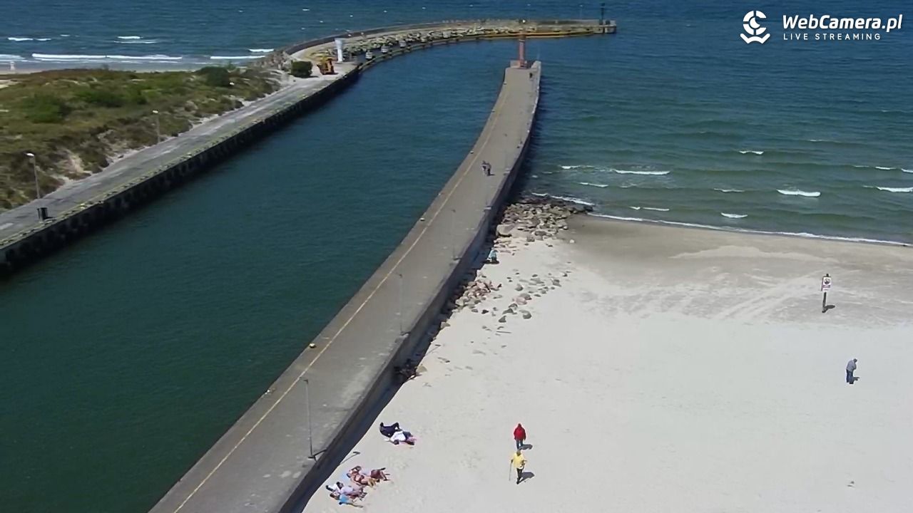 ŁEBA - widok na wydmy i plażę - 12 czerwiec 2025, 13:35