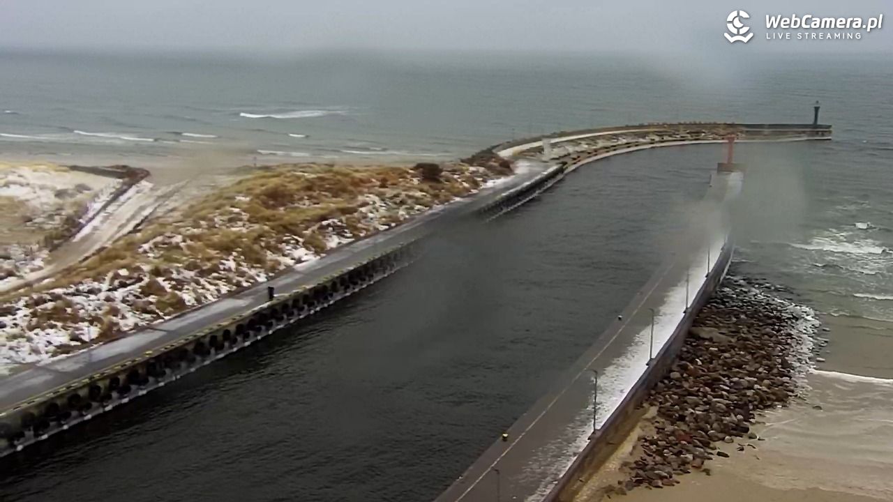 ŁEBA - widok na wydmy i plażę - 26 styczeń 2026, 12:02