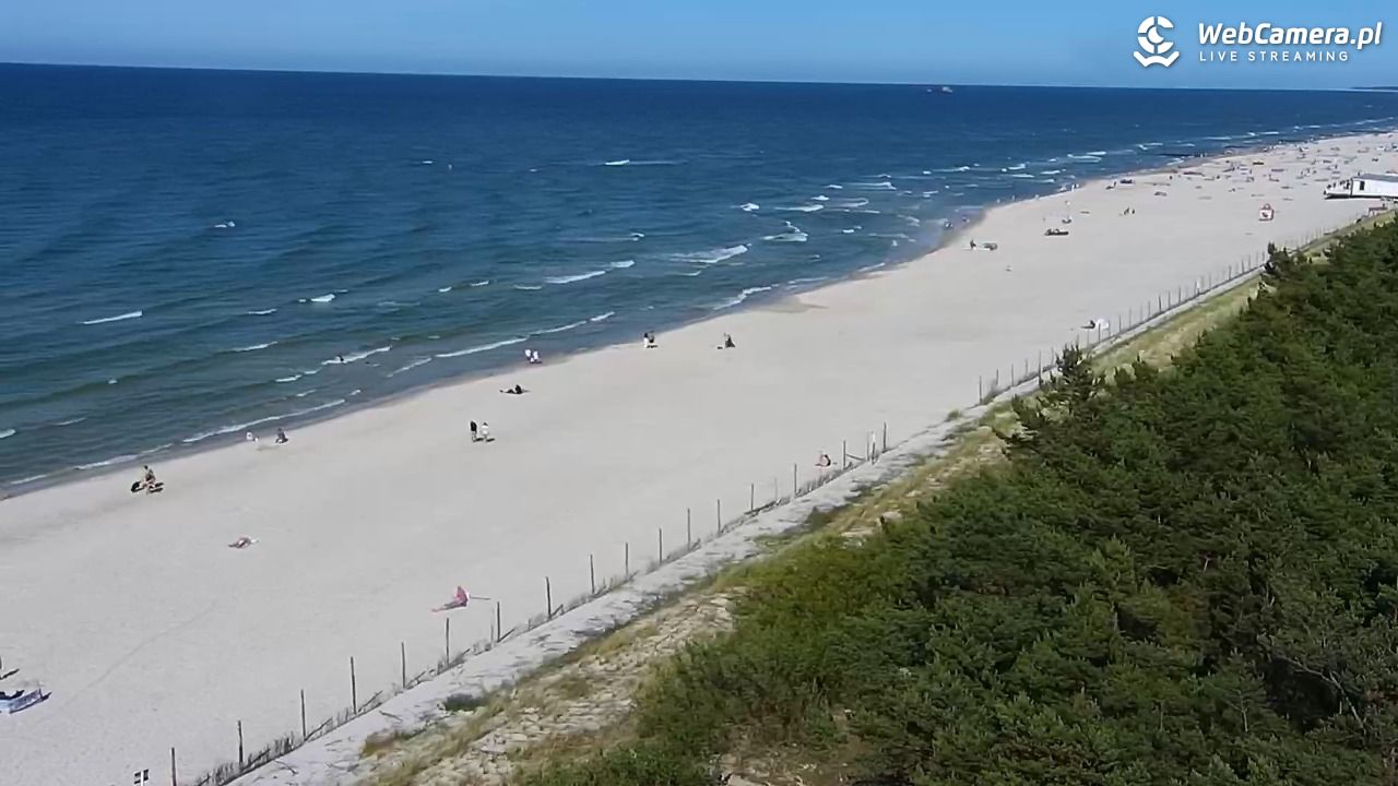 ŁEBA - widok na wydmy i plażę - 22 czerwiec 2026, 15:56