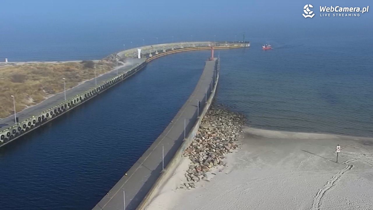 ŁEBA - widok na wydmy i plażę - 20 marzec 2026, 08:47
