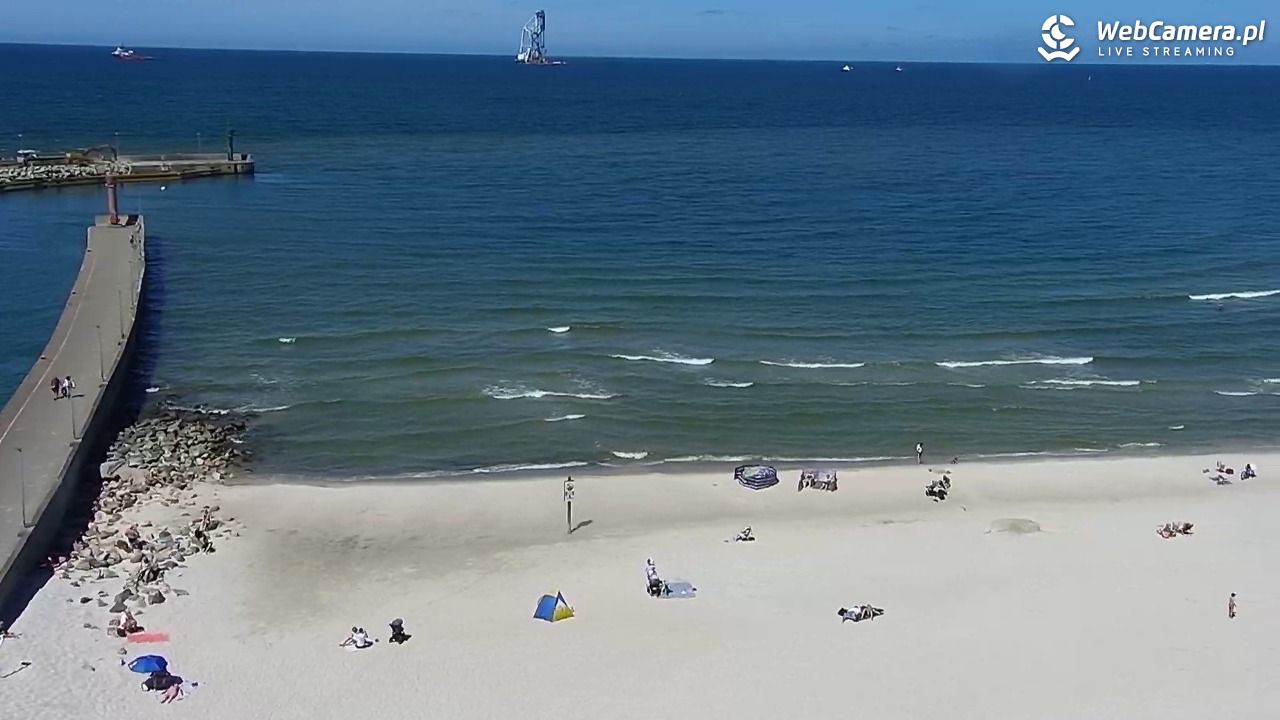 ŁEBA - widok na wydmy i plażę - 22 czerwiec 2026, 14:12