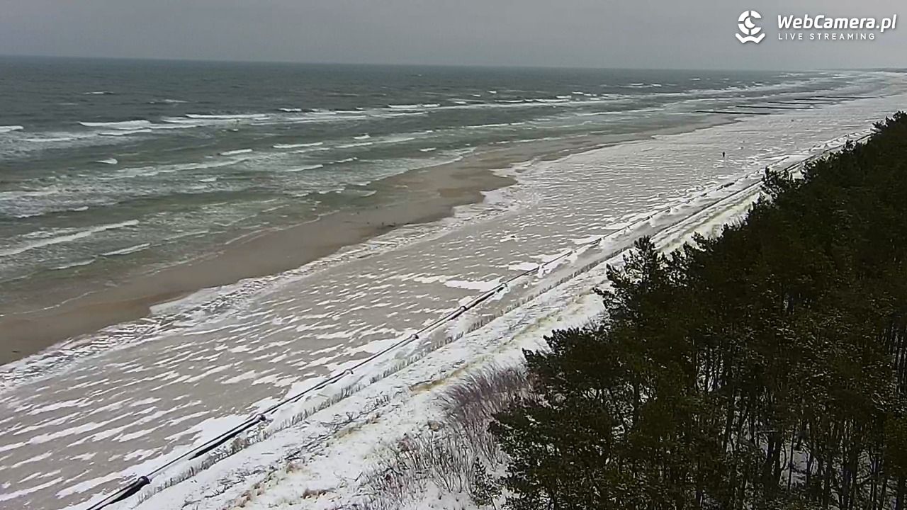 ŁEBA - widok na wydmy i plażę - 28 styczeń 2026, 15:34