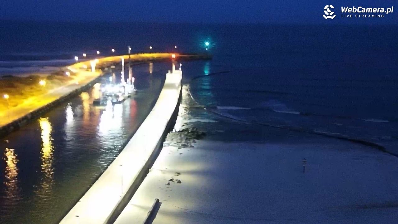ŁEBA - widok na wydmy i plażę - 15 grudzień 2025, 07:23