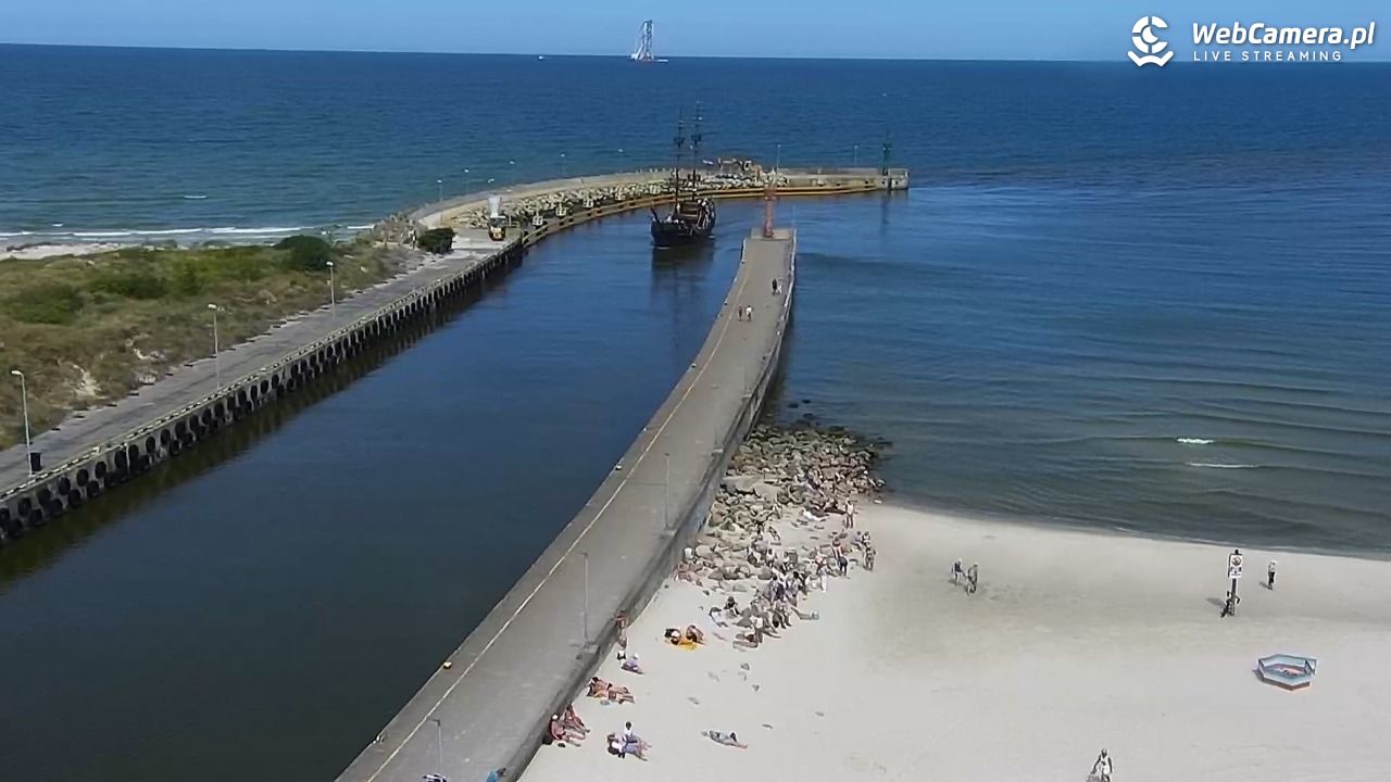 ŁEBA - widok na wydmy i plażę - 24 czerwiec 2026, 11:46