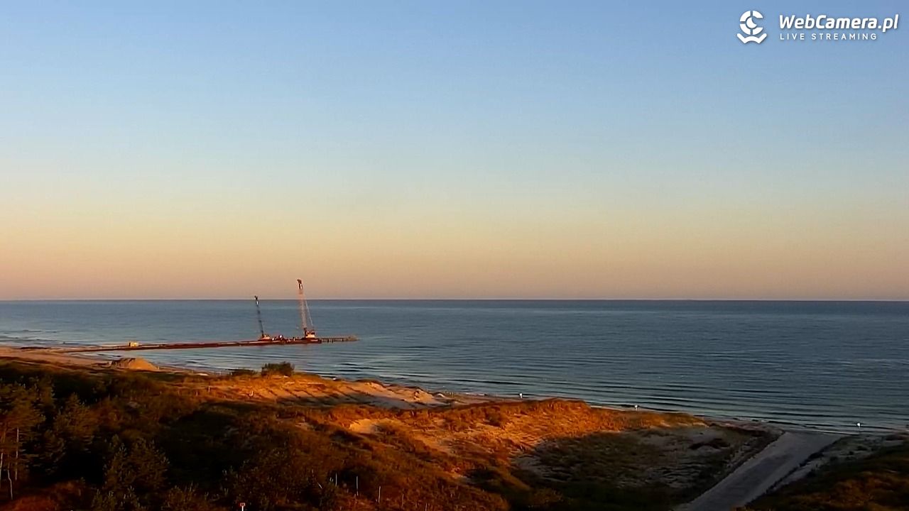 ŁEBA - widok na wydmy i plażę - 09 sierpień 2026, 05:41