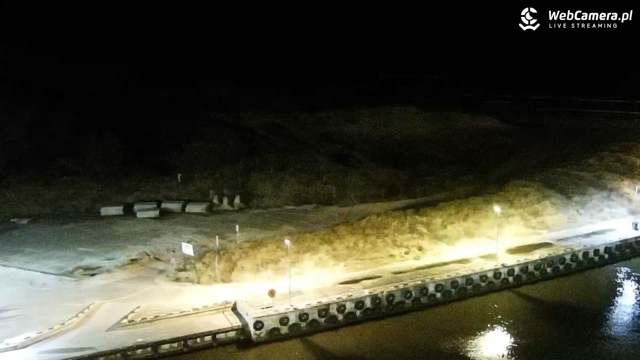 ŁEBA - widok na wydmy i plażę - 14 grudzień 2025, 18:24