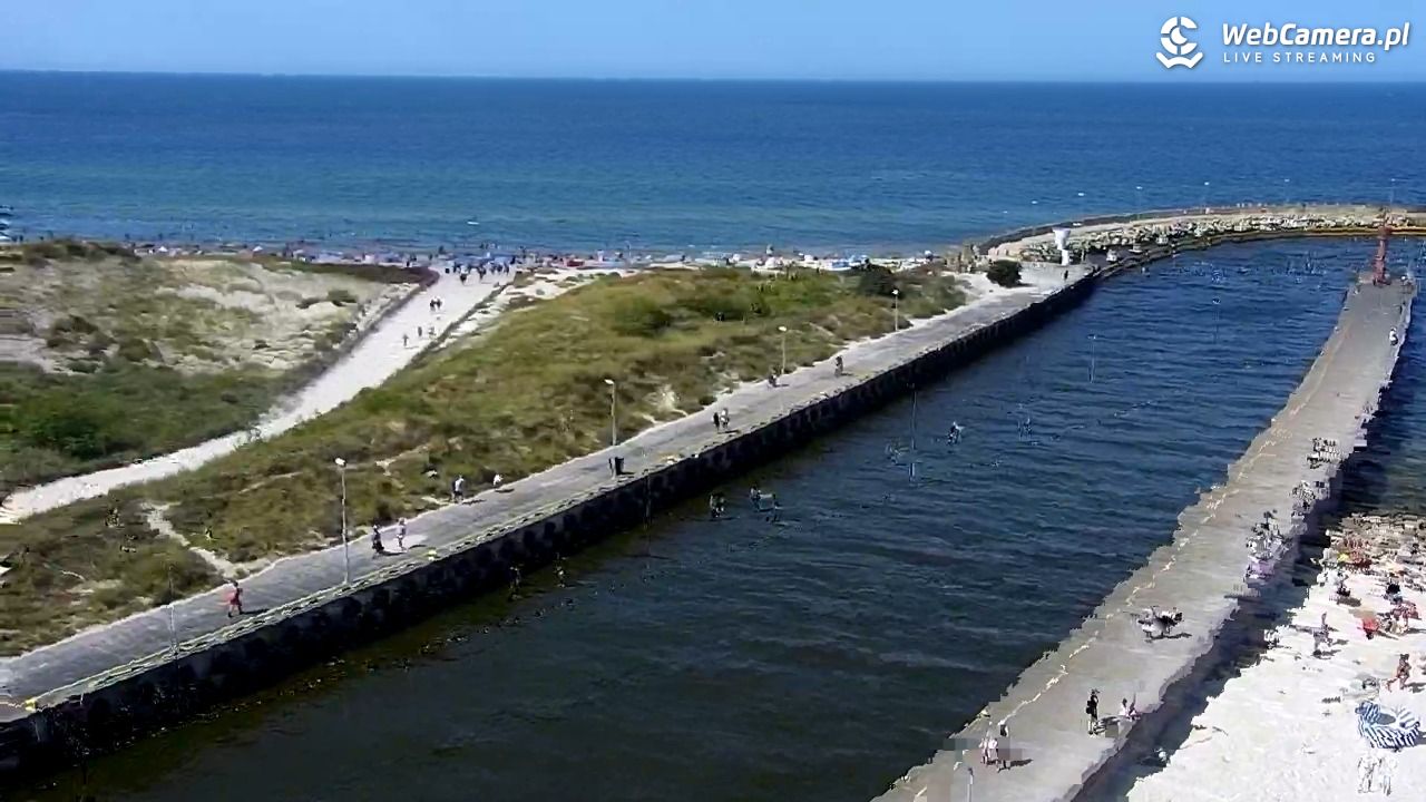 ŁEBA - widok na wydmy i plażę - 13 sierpień 2025, 13:53