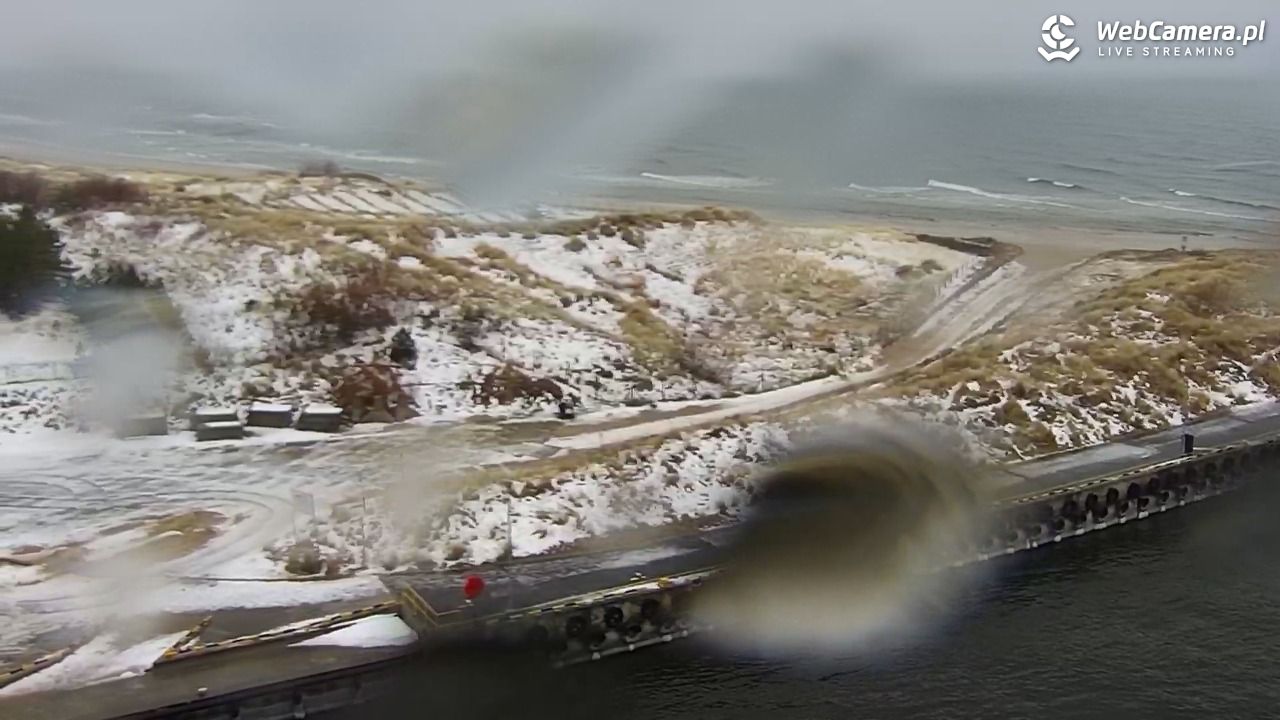 ŁEBA - widok na wydmy i plażę - 26 styczeń 2026, 12:19