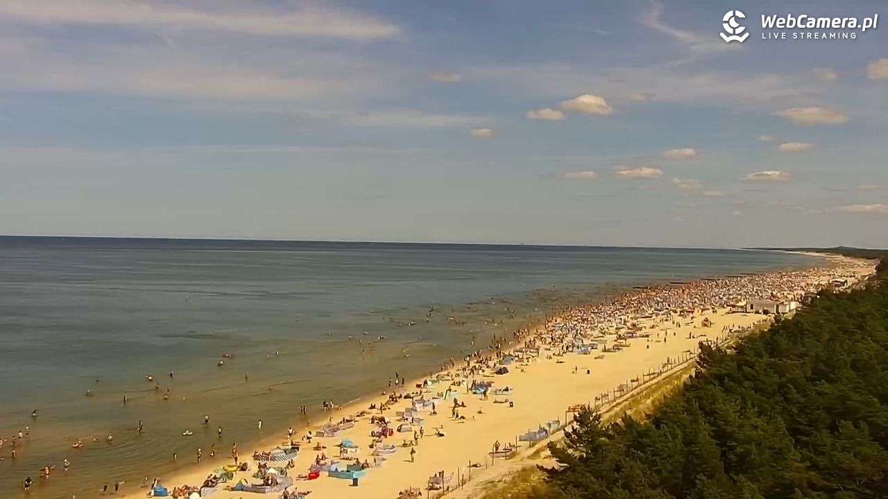ŁEBA - widok na wydmy i plażę - 09 sierpień 2026, 13:11