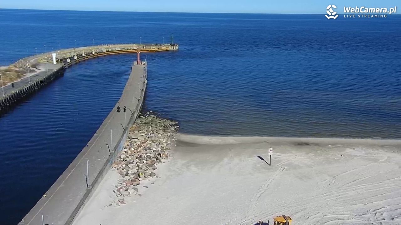 ŁEBA - widok na wydmy i plażę - 21 marzec 2026, 10:35