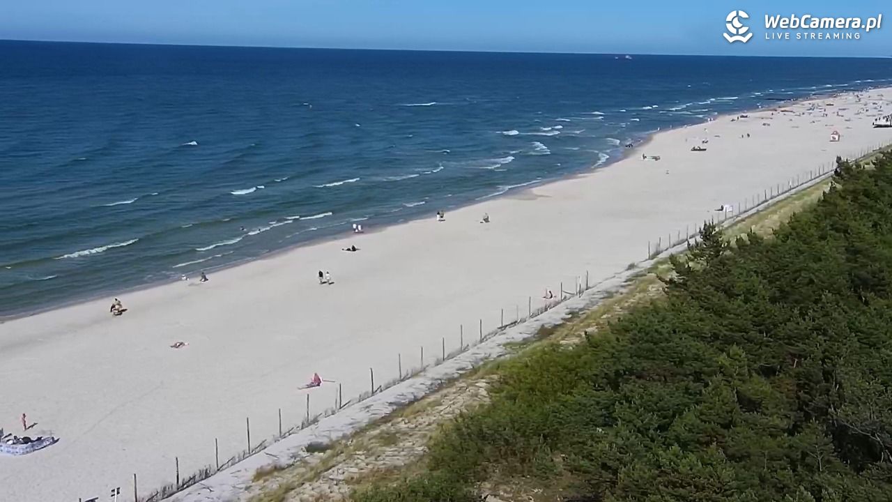 ŁEBA - widok na wydmy i plażę - 22 czerwiec 2026, 15:56