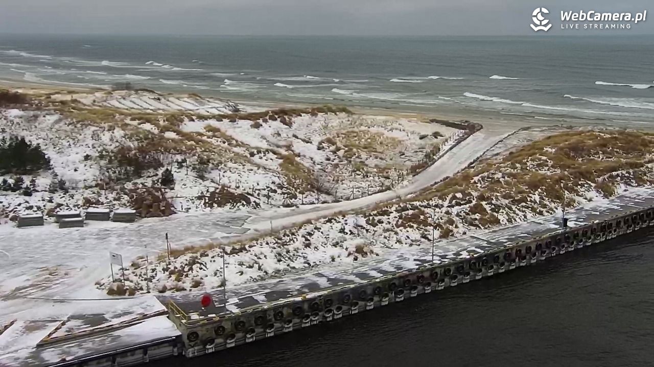ŁEBA - widok na wydmy i plażę - 30 styczeń 2026, 11:42