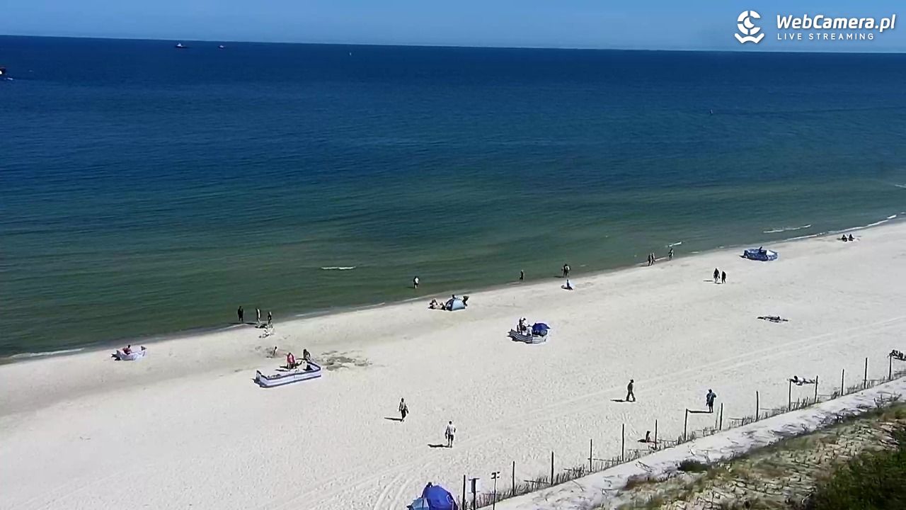 ŁEBA - widok na wydmy i plażę - 23 czerwiec 2026, 10:48