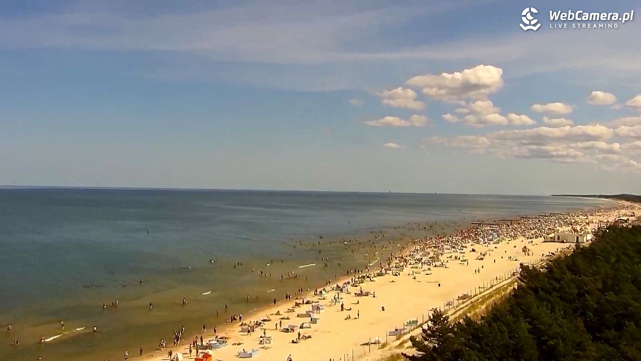 ŁEBA - widok na wydmy i plażę - 09 sierpień 2026, 11:30