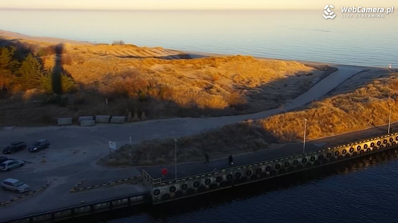 ŁEBA - widok na wydmy i plażę - 21 marzec 2026, 06:27