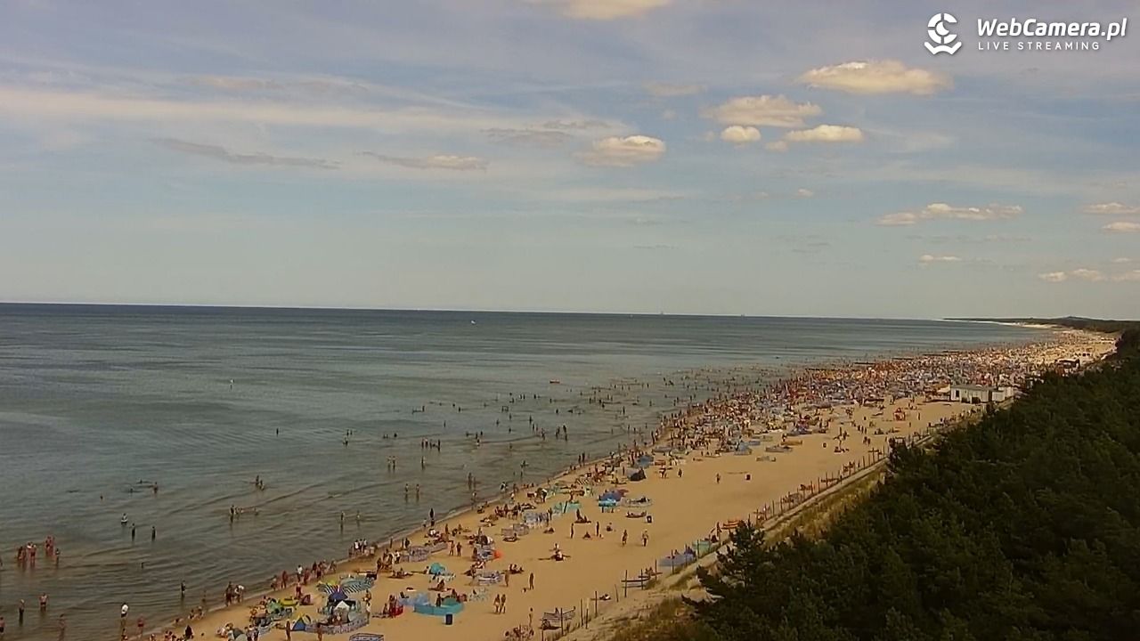 ŁEBA - widok na wydmy i plażę - 09 sierpień 2026, 13:37