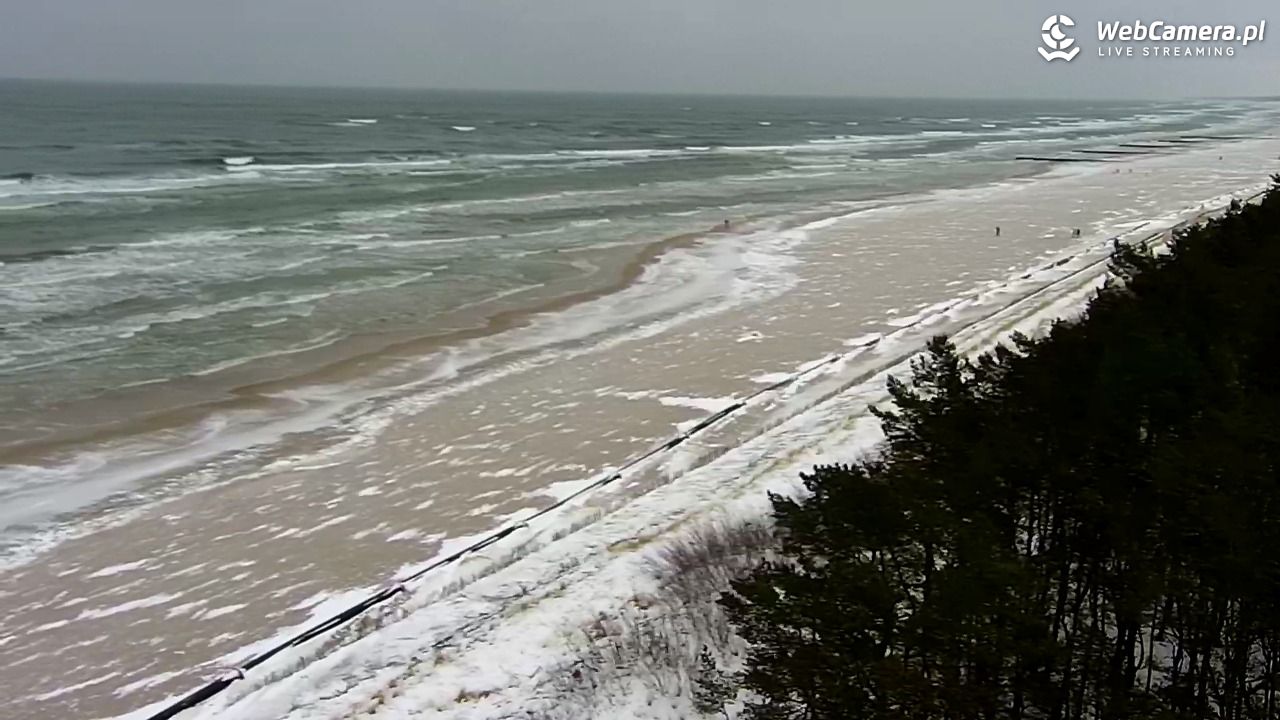 ŁEBA - widok na wydmy i plażę - 29 styczeń 2026, 12:20