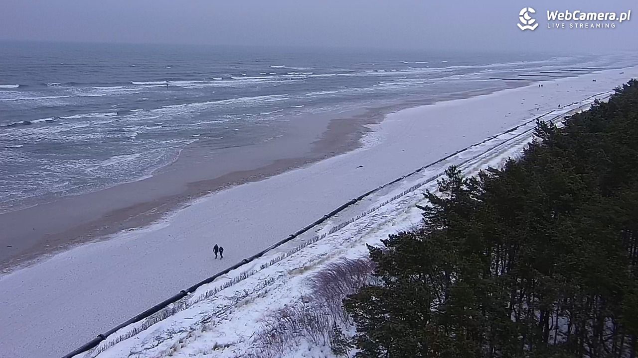 ŁEBA - widok na wydmy i plażę - 27 styczeń 2026, 16:18