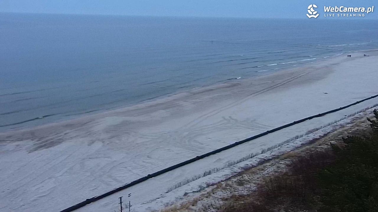 ŁEBA - widok na wydmy i plażę - 19 marzec 2026, 18:15