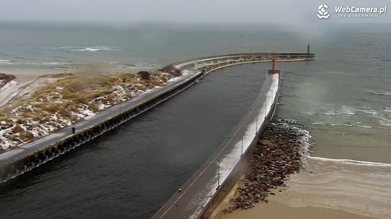 ŁEBA - widok na wydmy i plażę - 26 styczeń 2026, 12:02