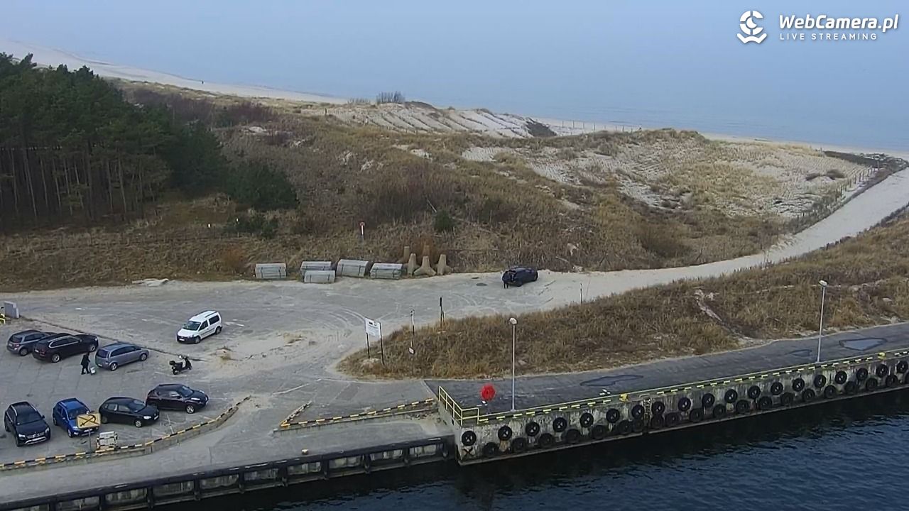ŁEBA - widok na wydmy i plażę - 20 marzec 2026, 08:17